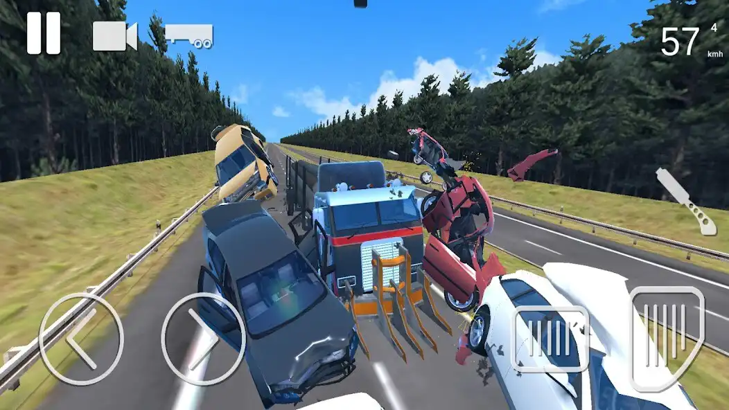 Play Truck Crash Simulator Accident as an online game Truck Crash Simulator Accident with UptoPlay