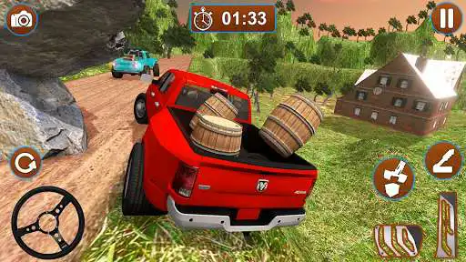 Play Truck Driver Cargo Off Road Hill 2020 as an online game Truck Driver Cargo Off Road Hill 2020 with UptoPlay