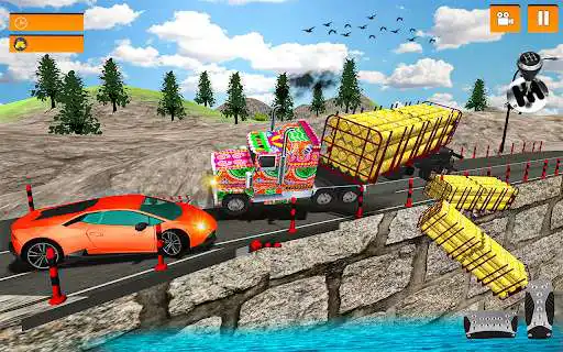 Play Truck driving games truck sim as an online game Truck driving games truck sim with UptoPlay