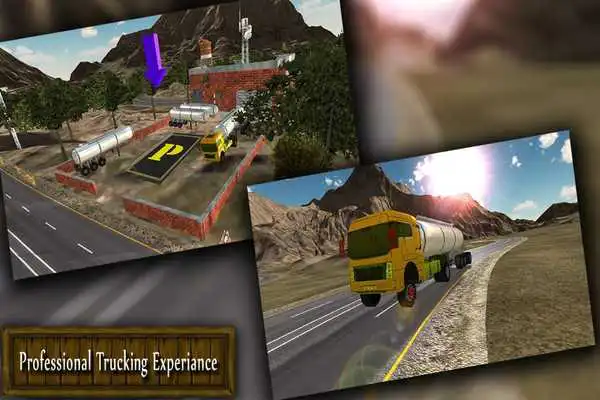 Play Truck Driving Simulator PRO 2018: Mountain