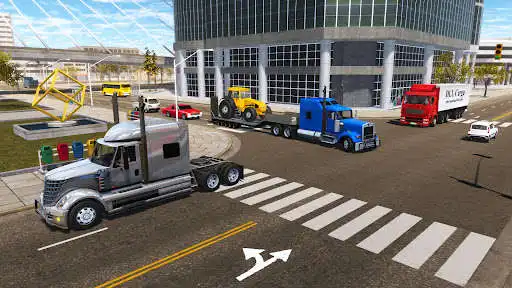 Play Truck Driving Simulator as an online game Truck Driving Simulator with UptoPlay
