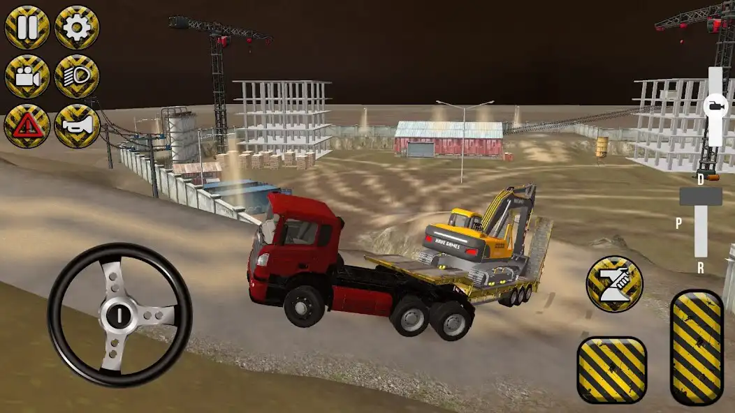 Play Truck Exhavator Simulator PRO as an online game Truck Exhavator Simulator PRO with UptoPlay