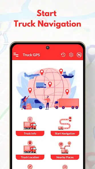 Play Truck Gps - Trukers Navigation as an online game Truck Gps - Trukers Navigation with UptoPlay