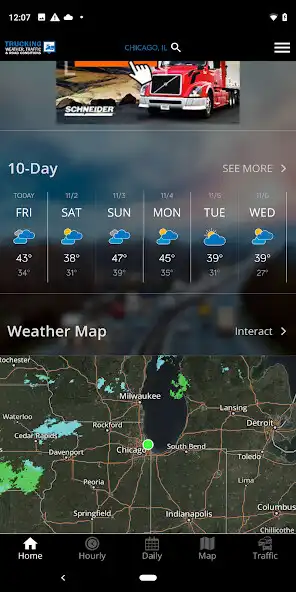 Play Trucking Weather  Traffic as an online game Trucking Weather  Traffic with UptoPlay