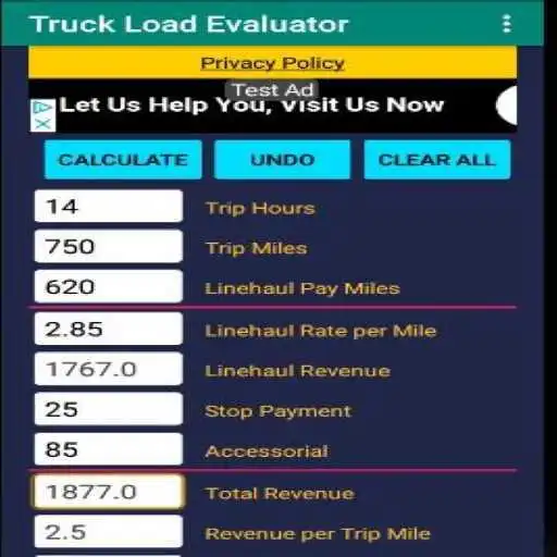 Play Truck Load Rate-Cost Evaluator APK