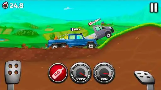 Play Truck Racing - 4x4 Hill Climb as an online game Truck Racing - 4x4 Hill Climb with UptoPlay