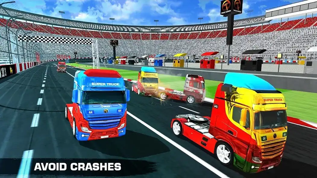 Play Truck Racing Game 3D 2022 as an online game Truck Racing Game 3D 2022 with UptoPlay