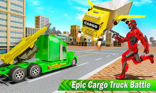 Play Truck Robot Transporter Game as an online game Truck Robot Transporter Game with UptoPlay