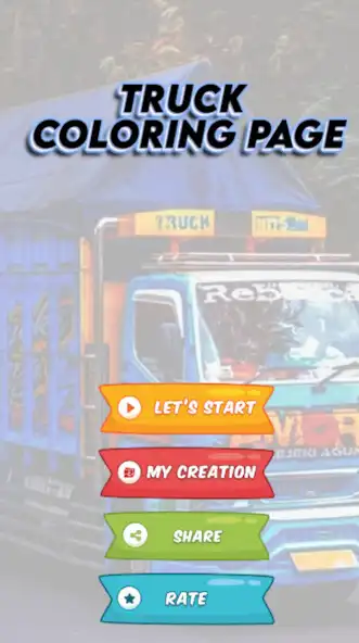 Play Trucks Coloring Pages as an online game Trucks Coloring Pages with UptoPlay