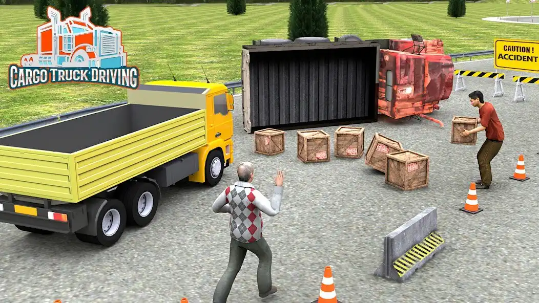 Play Truck Sim Game: Cargo Truck as an online game Truck Sim Game: Cargo Truck with UptoPlay