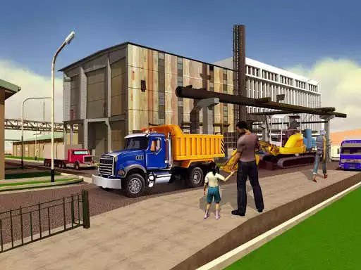 Play Truck Simulator - Construction as an online game Truck Simulator - Construction with UptoPlay