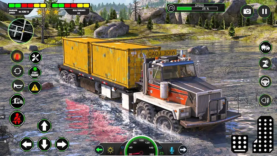 Play Truck Simulator Driving 2023 as an online game Truck Simulator Driving 2023 with UptoPlay