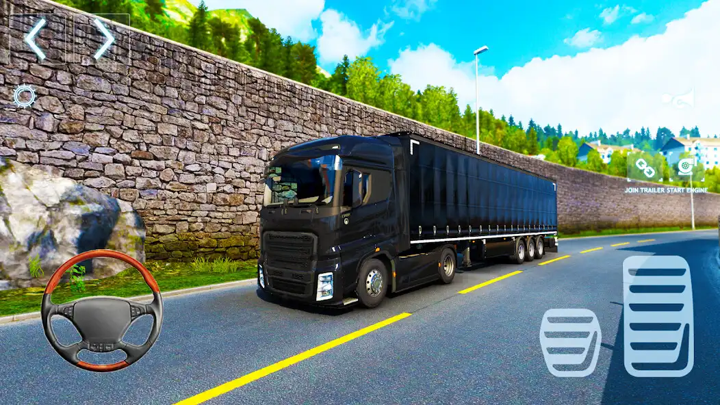 Play Truck Simulator Euro  2022 as an online game Truck Simulator Euro  2022 with UptoPlay