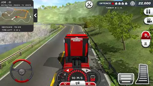 Play Truck Simulator Game as an online game Truck Simulator Game with UptoPlay