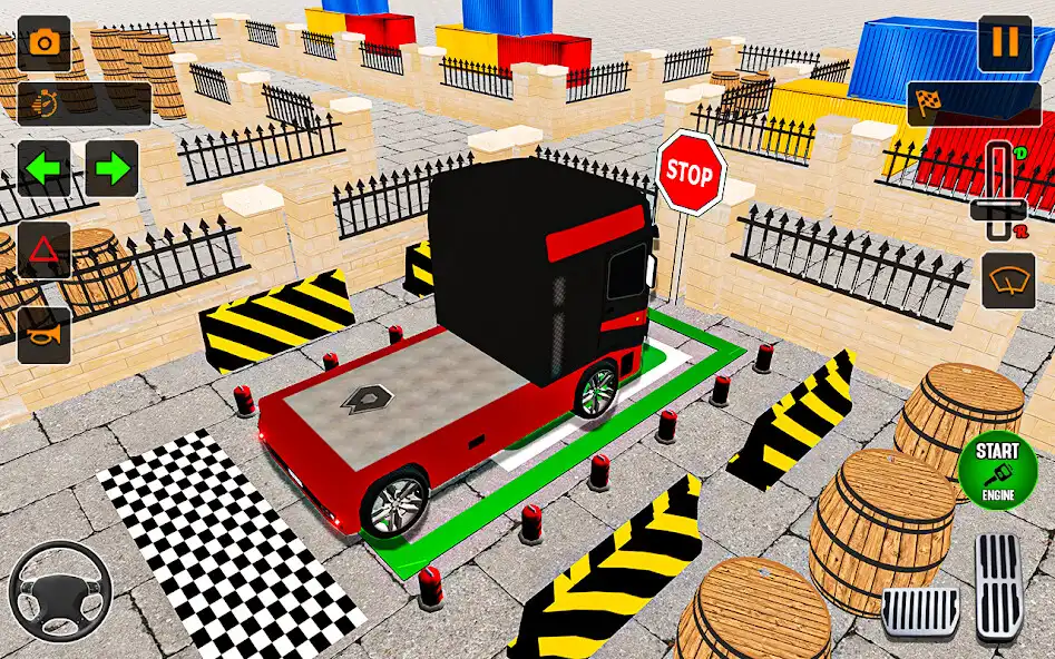 Play Truck Simulator Parking games as an online game Truck Simulator Parking games with UptoPlay