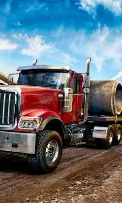 Play Trucks Live Wallpaper (backgrounds  themes)