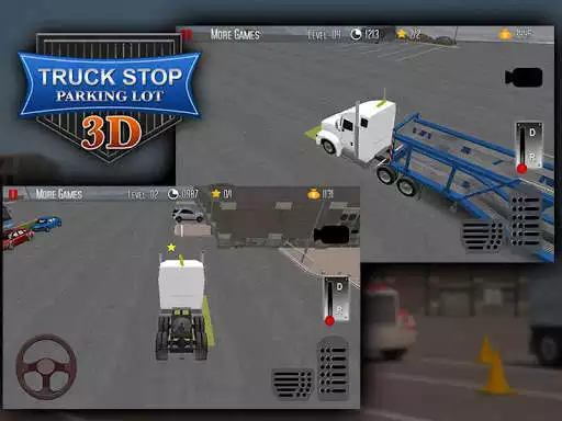 Play Truck Stop Parking Lot 3D