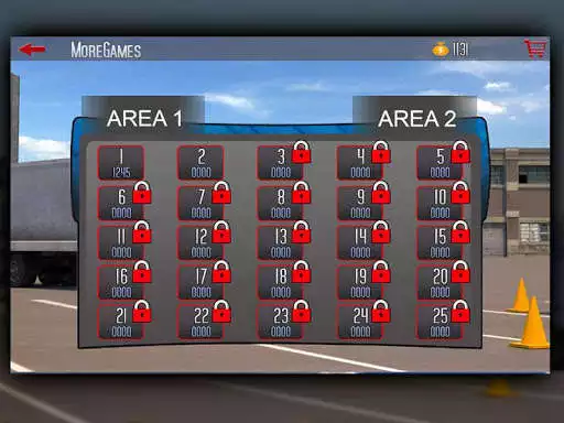 Play Truck Stop Parking Lot 3D
