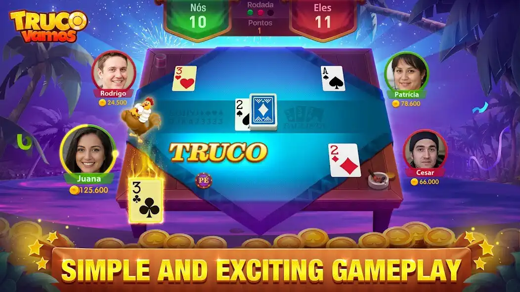 Truco Vamos: Tournaments online game with UptoPlay