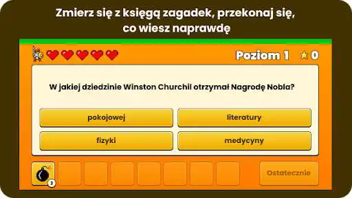 Play Trudne Zagadki: Quiz of Heroes as an online game Trudne Zagadki: Quiz of Heroes with UptoPlay