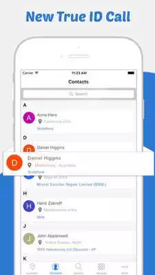 Play True caller Address and ID Name