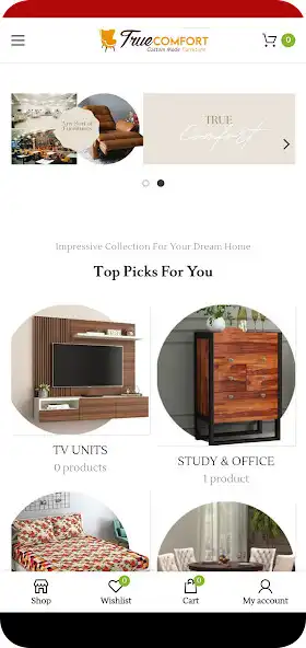 Play True Comfort Furnitures  and enjoy True Comfort Furnitures with UptoPlay