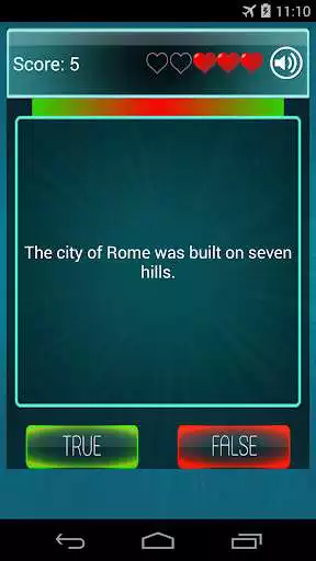 Play True False Quiz  and enjoy True False Quiz with UptoPlay