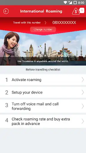 Play TrueMove H Roaming as an online game TrueMove H Roaming with UptoPlay