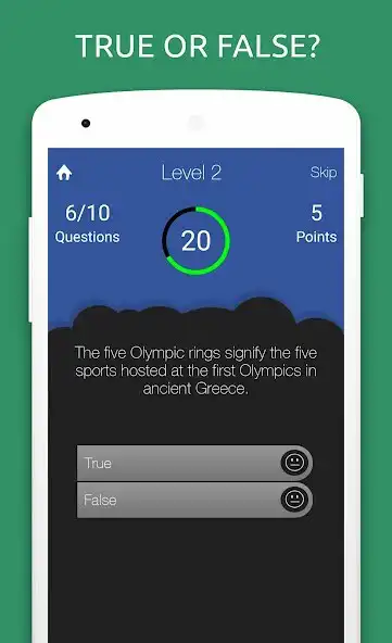 Play True or False Quiz Trivia as an online game True or False Quiz Trivia with UptoPlay