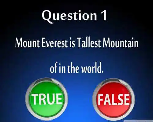 Play True or False Trivia Test Quiz