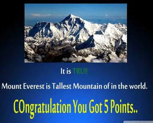 Play True or False Trivia Test Quiz