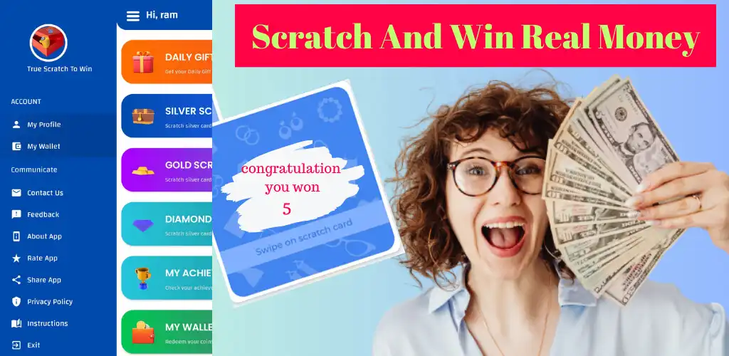 Play True Scratch to win as an online game True Scratch to win with UptoPlay