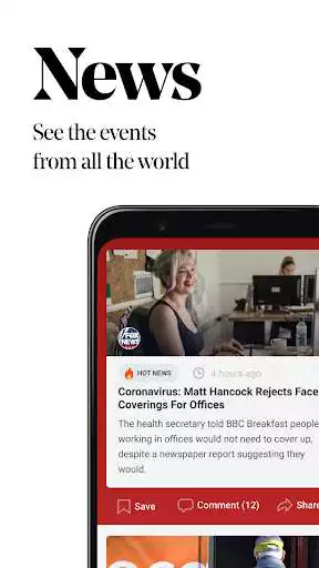 Play True-Time - get personalized news  and enjoy True-Time - get personalized news with UptoPlay