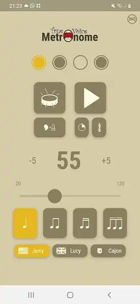 Play True Voice Vocal Metronome  and enjoy True Voice Vocal Metronome with UptoPlay