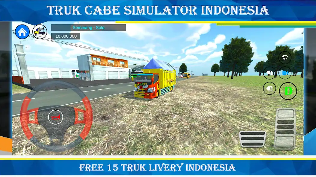 Play Truk Cabe Simulator Indonesia as an online game Truk Cabe Simulator Indonesia with UptoPlay