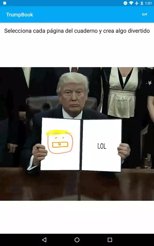 Play Trump Book: GIF creator