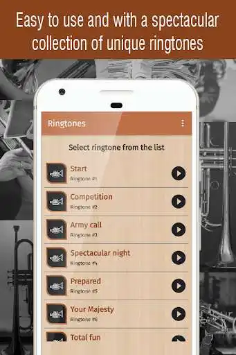 Play trumpet ringtones for phone as an online game trumpet ringtones for phone with UptoPlay
