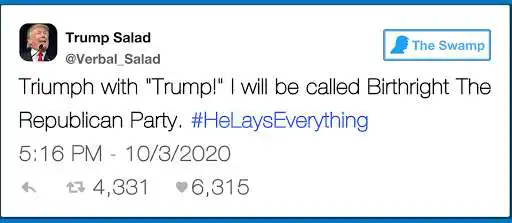 Play Trump Salad as an online game Trump Salad with UptoPlay