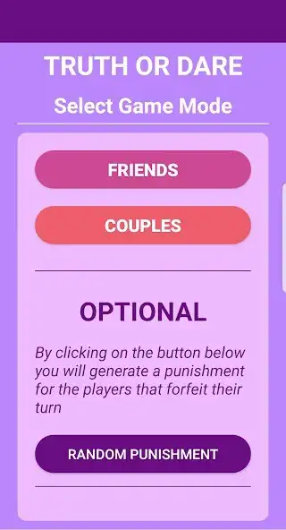 Play Truth or Dare - w/Punishments as an online game Truth or Dare - w/Punishments with UptoPlay