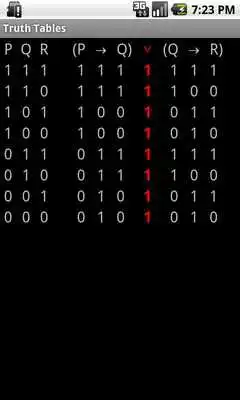 Play Truth Tables