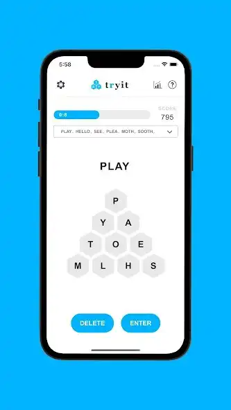 Play Tryit: Word Puzzle as an online game online Tryit: Word Puzzle with UptoPlay Play Tryit: Word Puzzle as an online game Tryit: Word Puzzle with UptoPlay