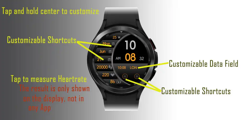 Play TSD30 Watch Face for Wear OS as an online game TSD30 Watch Face for Wear OS with UptoPlay