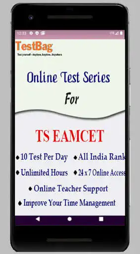 Play TS EAMCET Online Test App  and enjoy TS EAMCET Online Test App with UptoPlay