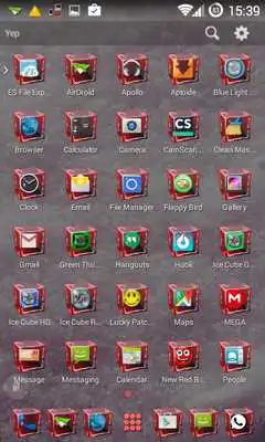 Play TSF Shell Theme Ice Cube Red