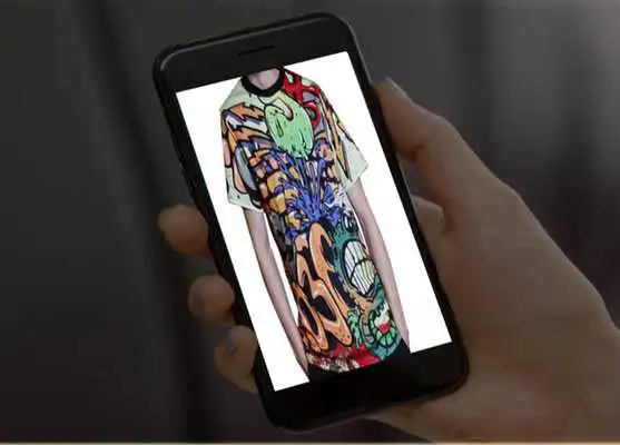 Play T-Shirt Desain 3D