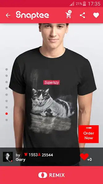 Play T-shirt design - Snaptee  and enjoy T-shirt design - Snaptee with UptoPlay