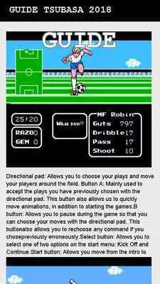 Play Tsubasa Road To Worldcup 2018 English Guide