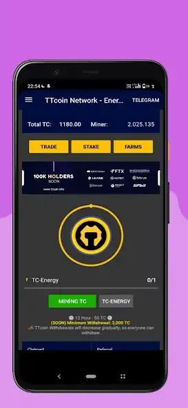 Play TTcoin Network - Crypto Mining  and enjoy TTcoin Network - Crypto Mining with UptoPlay