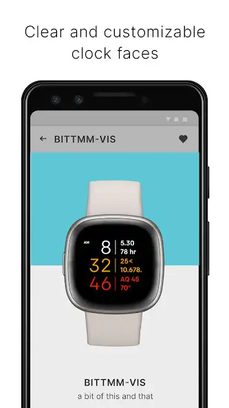 Play TTMM-VIS for Fitbit Versa as an online game TTMM-VIS for Fitbit Versa with UptoPlay