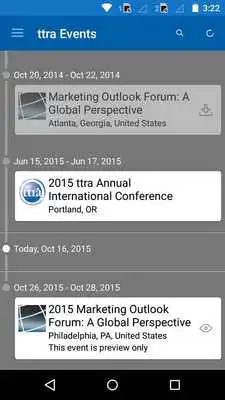 Play TTRAs Event App